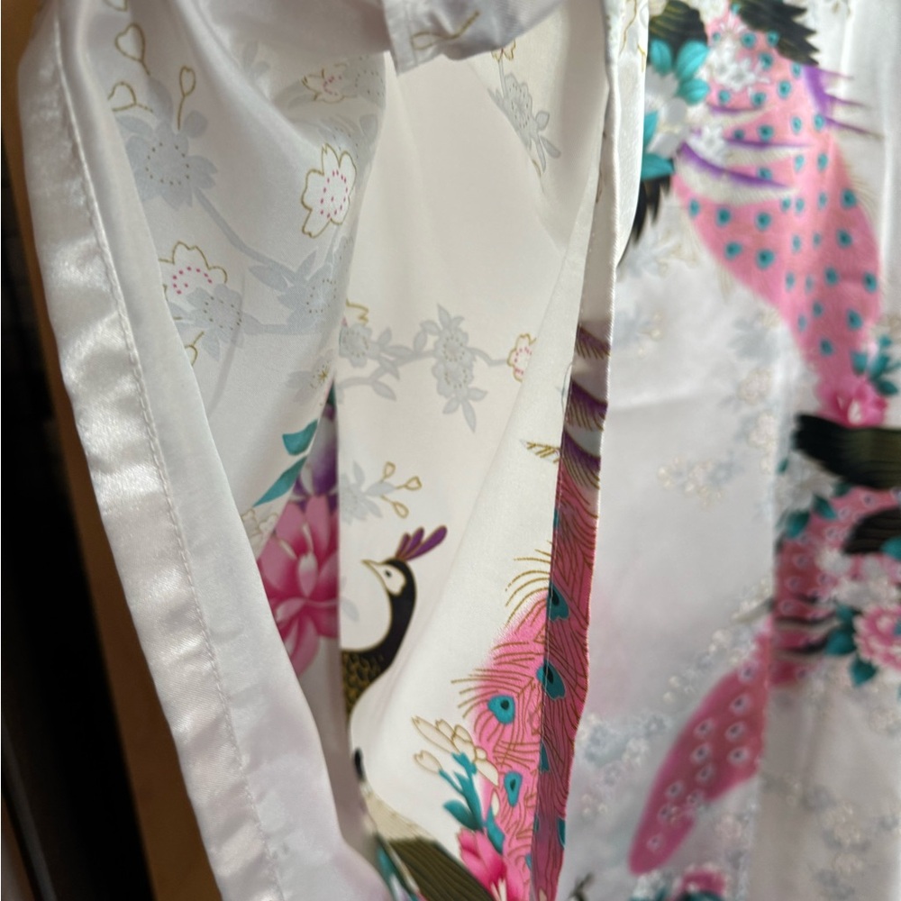 Peacock Thai Kimono Kaftan-NWOT - Picture 4 of 10